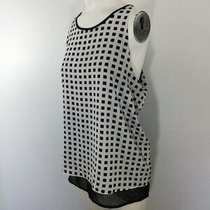 Lumiere Sleeveless Layered Blouse Size L